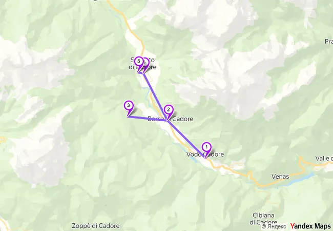 Mapa del recorregut del Dia 2