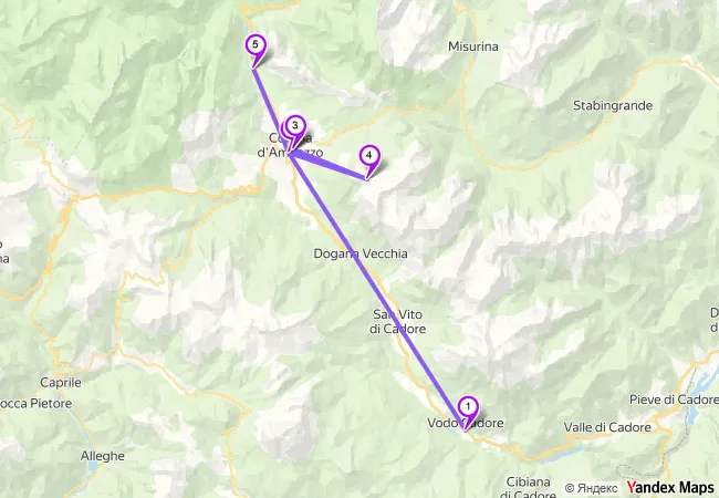 Mapa del recorregut del Dia 5