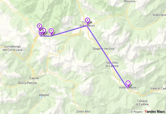 Mapa del recorregut del Dia 6